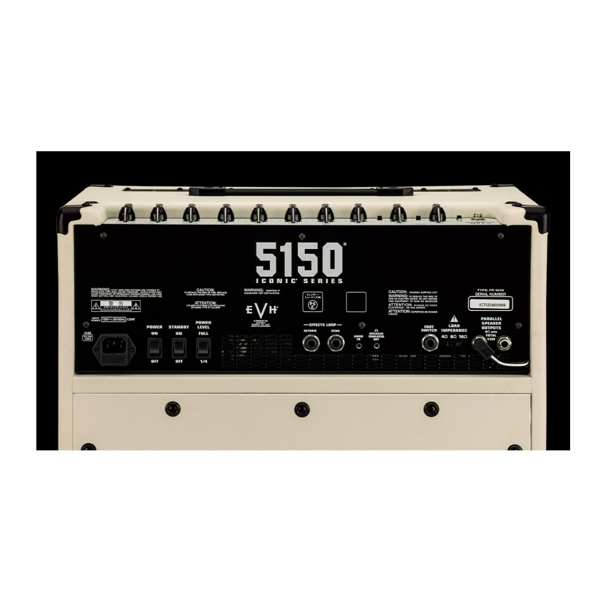 EVH 5150 Iconic Series 15-watt 1 x 10-inch Tube Combo Amp - Ivory