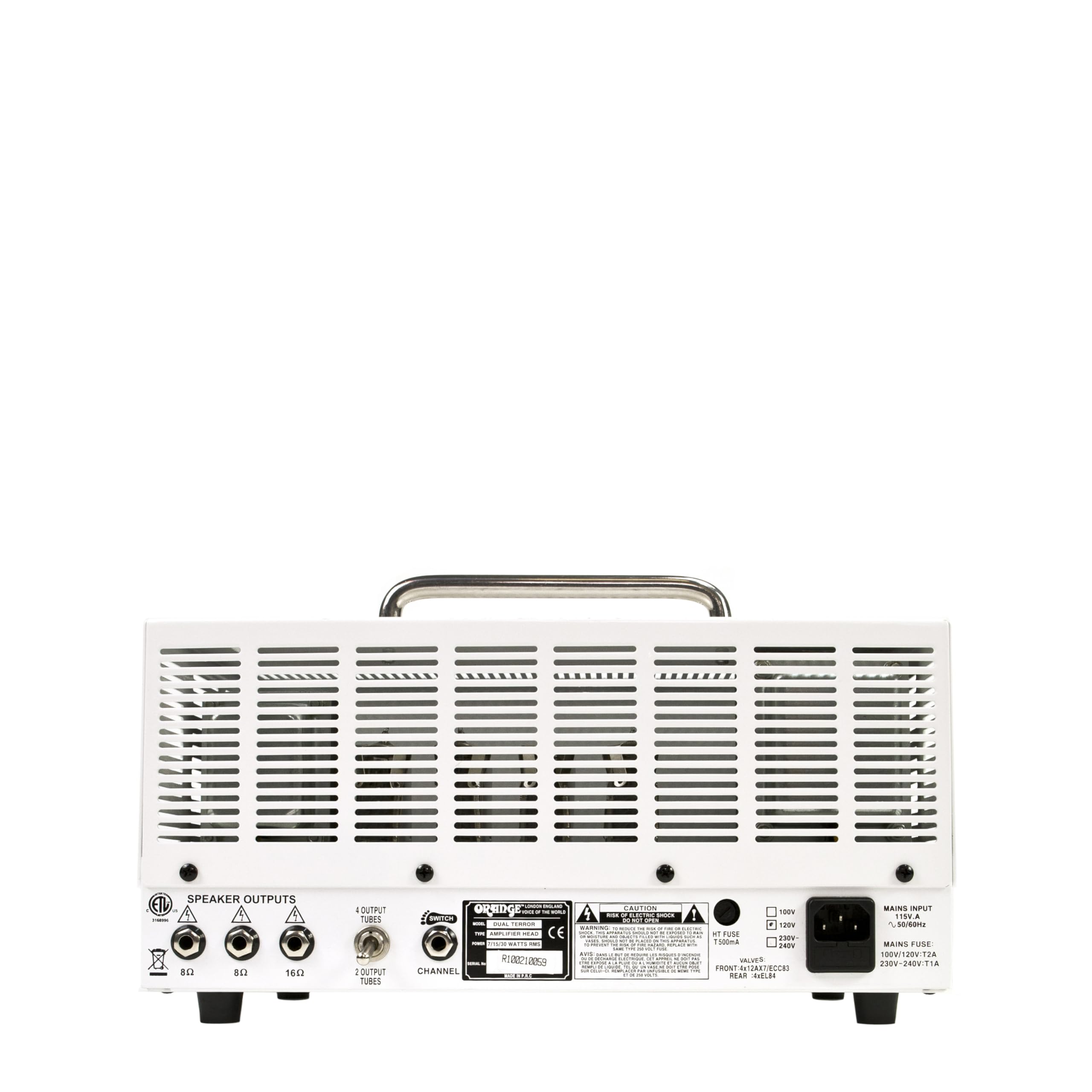 Orange Dual Terror Guitar Amp Head 30/15/7 Watts with Bag