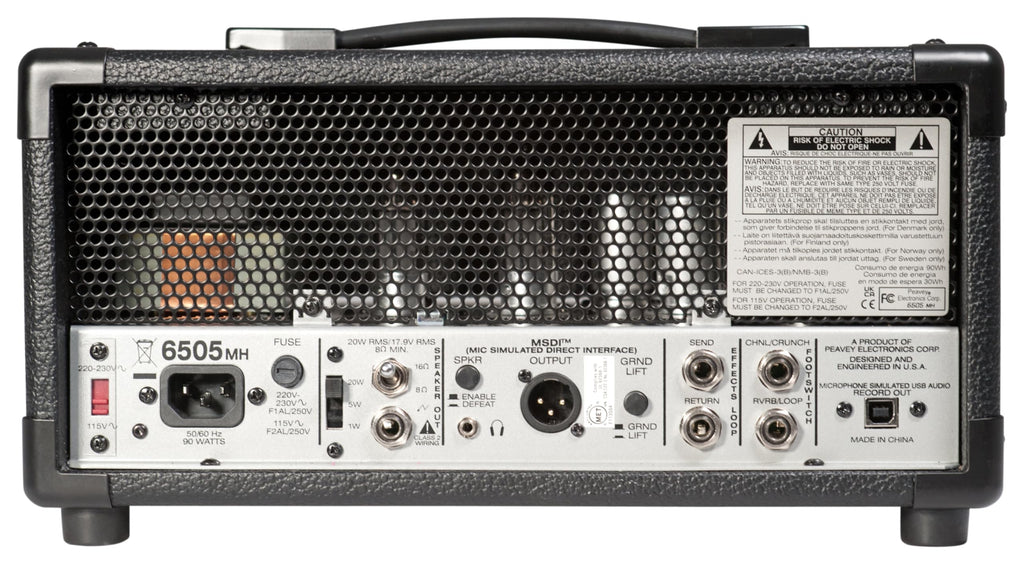 Peavey 6505 Mini Guitar Amplifier Head, 6505 MH 20W